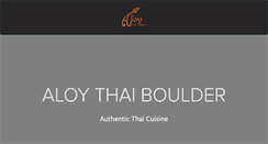 Desktop Screenshot of aloythai.com